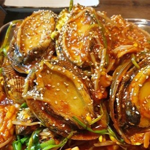 완도황칠보쌈전복찜