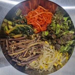 꽃누리 해물칼국수+보리밥