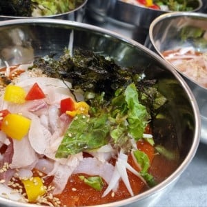 주문진항 유리횟집 물회