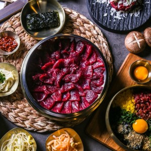 바른집들기름육회비빔&생고기