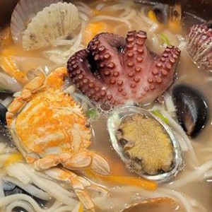 청정가리비칼국수