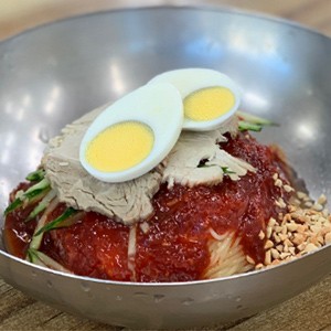 진주육전밀면