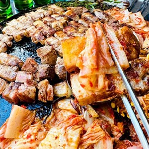 주공정육솥뚜껑삼겹살